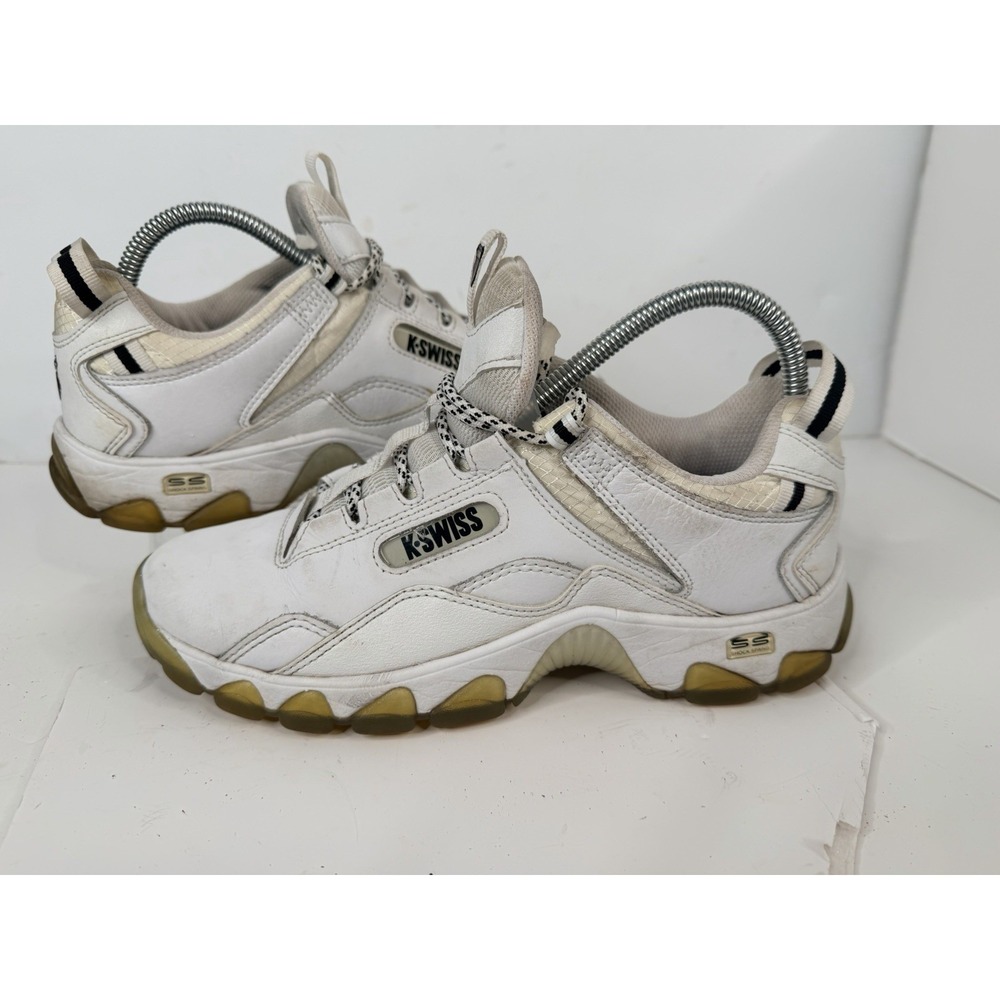 K-Swiss‎ Cali Trail Sneakers Women 8.5 White Chunky Hiking Trail Y2K Shoes